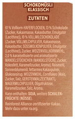 Dr. Oetker Vitalis Chocolate Muesli Classic: Muesli de desayuno con leche y chocolate negro, paquete de 7 (7 x 600 g)