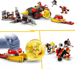 LEGO Sonic the Hedgehog Super Sonic Vs. Set de videojuego de aventuras Egg Drillster, regalo para niños Set de Shadow y el Dr. Eggman para niños y niñas de 8 años 76999 Juegos de construcción Besuche den LEGO-Store