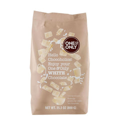 One&Only Chocolate en Polvo Blanco 1 Kg - Polvo para bebidas con la mejor manteca de cacao Cacao y Chocolate Caliente Naty Shop