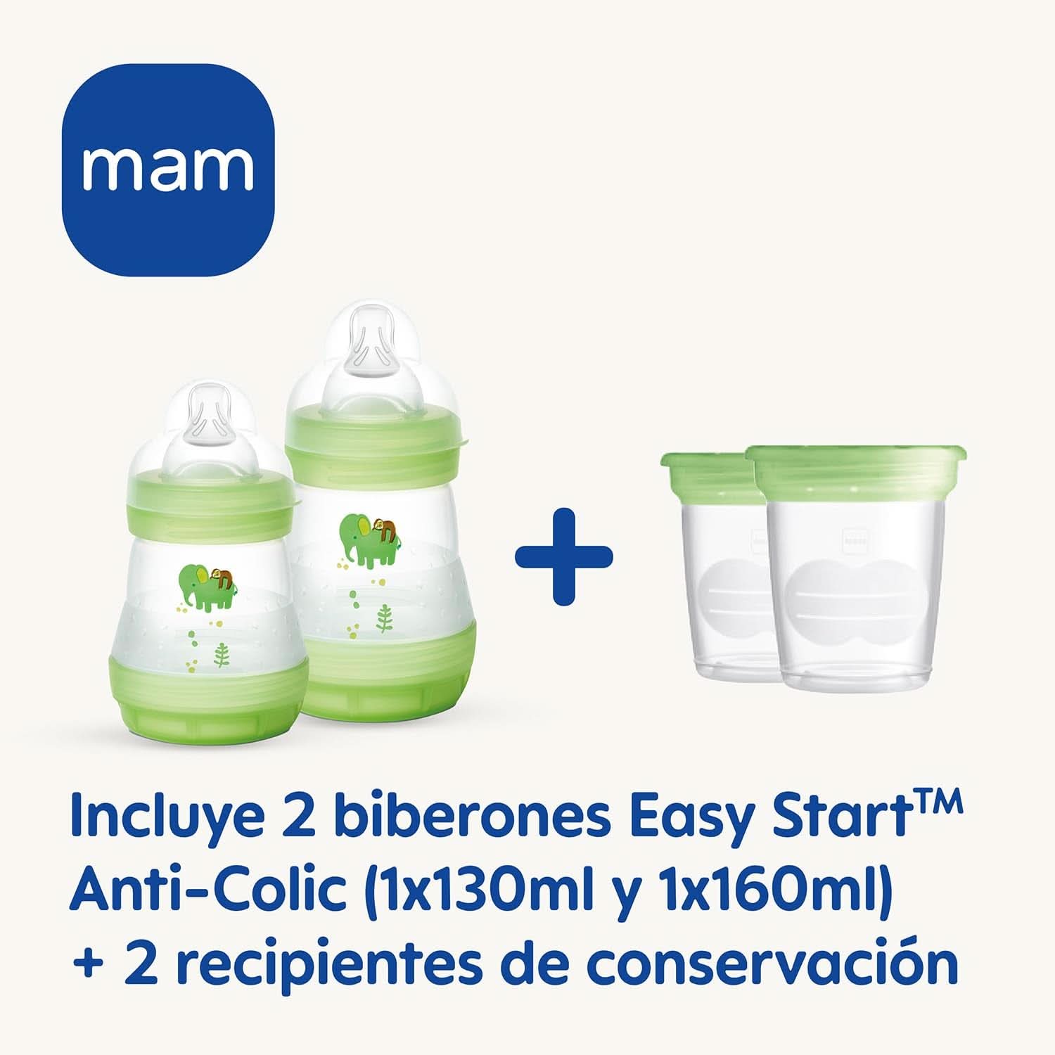 Pompă de sân 2 în 1 electrică și manuală MAM, îndepărtare directă din biberon sau recipient de conservare, stimulare și îndepărtare, afișaj digital Accesorii Hrana si Alaptare Bebe Naty Shop