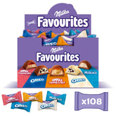 Milka Favourites – una mezcla de 5 surtidos de chocolate populares, 108 chocolates envueltos individualmente – 1 kg