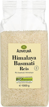 Arroz basmati blanco del Himalaya ecológico, 1 kg