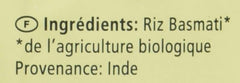 Arroz basmati blanco del Himalaya ecológico, 1 kg