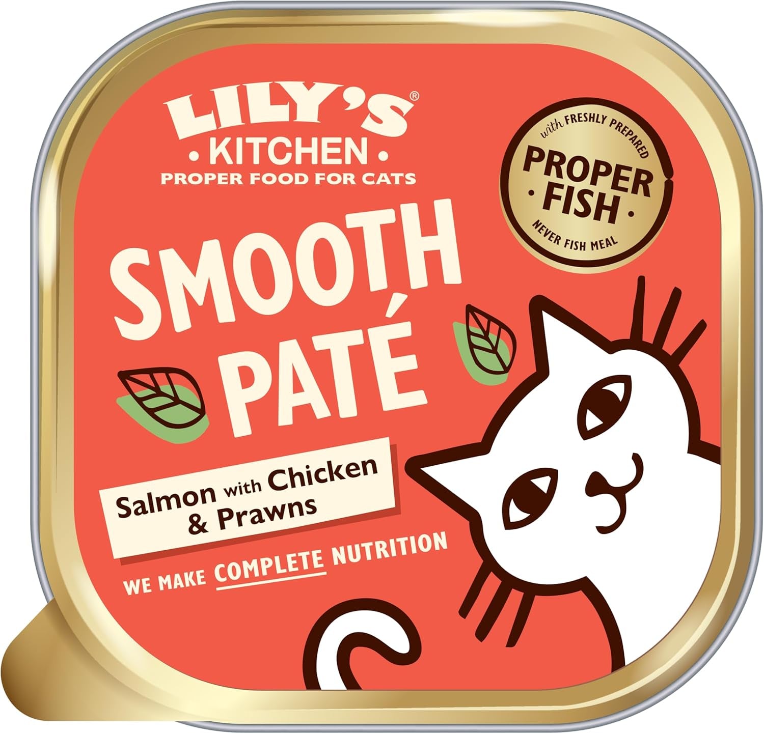 Lily'S Kitchen Hrană umedă naturală pentru pisici adulte, bol, pui - pateu, rețetă fără cereale (19 boluri X 85G)