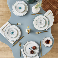 Set de deserturi Karaca İznik pentru 6 persoane, 18 piese - veselă elegantă pentru deserturi delicioase