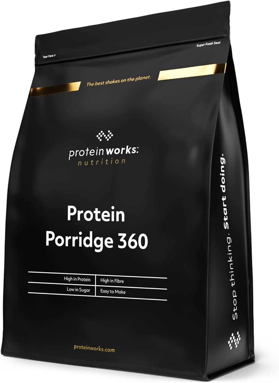 Protein Works - Protein Porridge 360 | Mit Zusätzlichen Vitaminen & Mineralien | Proteinreiches Frühstück | Kalorienarme Haferflocken | 6 Servings | Milchschokolade | 500G Cereale Naty Shop
