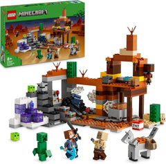 LEGO Minecraft Badlands Mine Videojuego Juego de juguetes de minería para niños y niñas a partir de 8 años Divertido juego de aventuras con ladrillos de construcción Regalo de cumpleaños 21263 Juegos de construcción Besuche den LEGO-Store Default Title