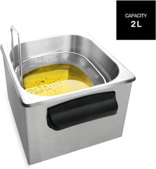 Taurus Professional 2 plus - Freidora de aceite, 2 litros, 1700 W, Acero inoxidable 18/8 Electrodomésticos Naty Shop