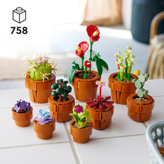 LEGO Icons Miniplantas, 9 flores artificiales para construir, colección botánica para adultos con maceta de terracota para construir, decoración del hogar, regalo para mujeres y hombres 10329 Juegos de construcción Besuche den LEGO-Store