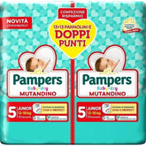 Pañales Pampers Baby Dry Junior, paquete doble DWCT, talla 5 (12-18 kg), 28 pañales