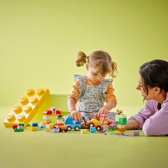 LEGO DUPLO Coches y camiones clásicos en caja de ladrillos, juego de vehículos para niños a partir de 1,5 años, juguete educativo creativo, coche de juguete y juego de coches de carreras 10439 Juegos de construcción Ver en LEGO-Store