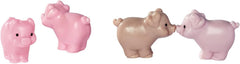 Simba 105733598 - Evi Love Baby Pigs, Puppe mit süßer Latzhose und Vier Babyschweinen, mit Äpfel, Trinkflasche und Gehege, 12cm Spielpuppe, ab 3 Jahren