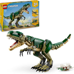 LEGO Creator T.Rex, Dino Triceratops o Pterodáctilo Transformable 3 en 1, Modelo de Dinosaurio Móvil para Niños, Regalo para Niños y Niñas 31151 Juegos de Construcción Besuche den LEGO-Store Default Title