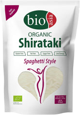 Bioasia Bio Shirataki Spaghetti – Nudeln aus aus Bio-Konjakmehl – Mit niedrigem Kaloriengehalt – Zucker-, fett- und glutenfree (1 x 270 g)