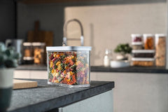 ZWILLING FRESH & SAVE CUBE Box, dimensiune 2M, Cutie de depozitare modulară și stivuibilă, depozitare ermetică și vidabilă, lavabilă în mașina de spălat vase, transparentă Cutii depozitare alimente Naty Shop
