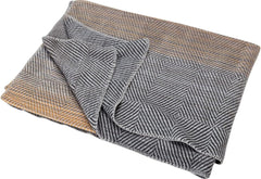 Manta de algodón David Fussenegger Manta de 150 x 200 cm con estampado de degradado de color Camas y mantas mullidas David Fussenegger