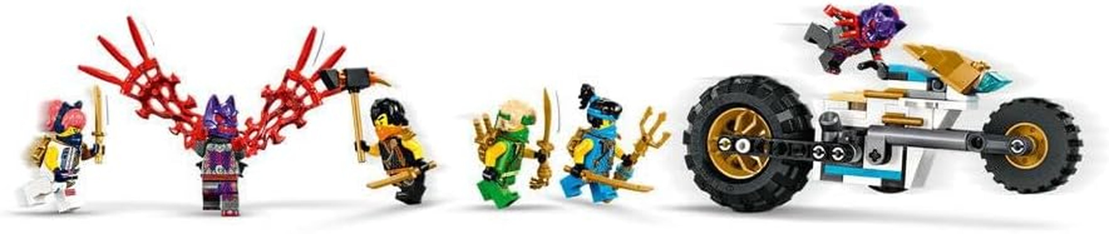 LEGO NINJAGO Ninja Team Combi Caterpillar, set 4 în 1 cu planor, mașină de curse și 2 motociclete și 6 minifigurine, cadou pentru băieți și fete, jucărie Ninja 71820 Seturi de constructie Besuche den LEGO-Store