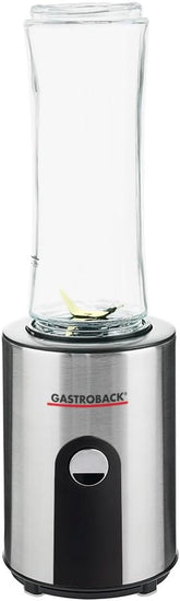 GASTROBACK #41033 Design Smoothie Maker Mix & Go, Silber/Schwarz Mama si Copilul Naty Shop