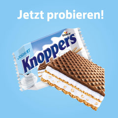 Yogur – 4 x 200 g – Lonchas de barquillo rellenas de crema de yogur y turrón, avellanas y cacao