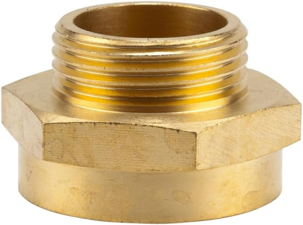 Niplu filetat reducător din alamă Gardena: Conector din alamă pentru reducție filetată, de exemplu, pentru pompe, filet exterior de 33,3 mm (G 1 inch) / filet interior de 42 mm (G 1 1/4 inch) (7266-20)