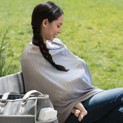 Chicco - Pañuelo de lactancia Boppy Infinity 17 Cm gris Accesorios Alimentación y Lactancia Bebe Naty Shop