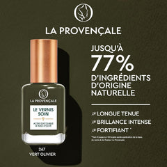 Esmalte de uñas Le Vernis Solaire, de larga duración, verde oliva