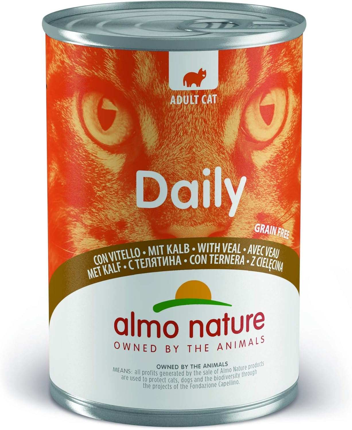Almo Nature Daily Wet Food pentru pisici adulte Mousse cu somon - conservă 24X85 G