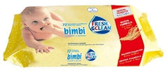 Juego de toallitas para bebé Fresh Clean, 12 x 72 unidades, recambios, amarillo, para la higiene y el cuidado del bebé