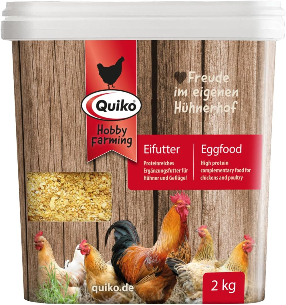 Quiko Hobby Farming - Eifutter para Hühner 2kg - Hühner Zubehör - Hühner Vitamine