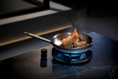 WMF Profi tigaie 28 cm, inducție, tigaie din oțel inoxidabil, neacoperită, rezistentă la cuptor Oale si Tigai Naty Shop