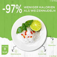 Elf-Family 6 Cajas (12 Piezas) Fideos Shirataki Konjac Orgánicos Ultra Bajos en Carbohidratos Veganos Sin Gluten - 1,62 kg, Sin Carbohidratos/Keto/Bajos en Calorías/Sin Grasa/Sin Azúcar Fideos Instantáneos - Espagueti y Fettuccine