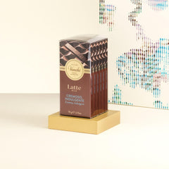 Venchi - Juego de 6 barras de chocolate con leche surtidas, 468 g - Sin gluten - Idea de regalo