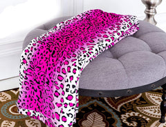 Home Must Haves Queen/King Cebra Jirafa Safari Estampado animal Para todas las estaciones Manta para sofá súper suave y cálida Tamaño de cama Poliéster rosa Leopardo rosa Edredones y edredones Naty Shop