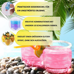 Kicofood, purpurina comestible, 5 gramos, varios colores Glitter Naty Shop