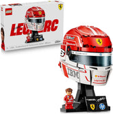 LEGO Editions Scuderia Ferrari HP Charles Leclerc Helm - F1 Merchandise - Ausstellungsmodell Bausatz mit sammelbarer Minifigur - Geschenk für Jungen ab 14 Jahren und Erwachsene Motorsportfans - 43014