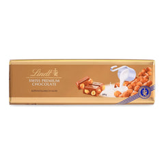 Chocolate Lindt | Chocolate con leche y nueces | 300g | El mejor chocolate con leche entera y nueces | Barra de chocolate