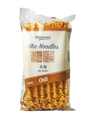 DIAMOND Mie Chili Noodles, fideos de trigo con chile en polvo, sin huevo, rápidos y fáciles, vegetarianos - 1 x 250 g