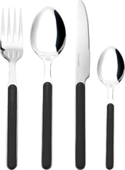 Besteck-Set Delice 16-Teilig Schwarz Cocina Naty Shop
