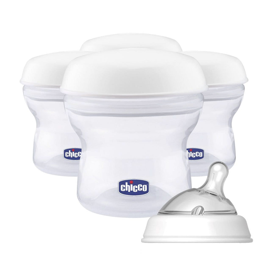 Chicco Recipiente para guardar leche Step up Nuevo Incluye tetina de silicona Accesorios Alimentación y Lactancia Bebe Naty Shop