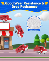 Super Wings Transform-A-Bots World Airport Crew - Serie 1 - Paquete de coleccionista de tripulación - 15 figuras de juguete - Figuras de acción de 2" Naty Shop