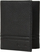 Fossil Bărbați Wilder Trifold călătorie accesorii Tri-fold Wallet Portofel Barbati Naty Shop Negru sălbatic O mărime se potrivește tuturor