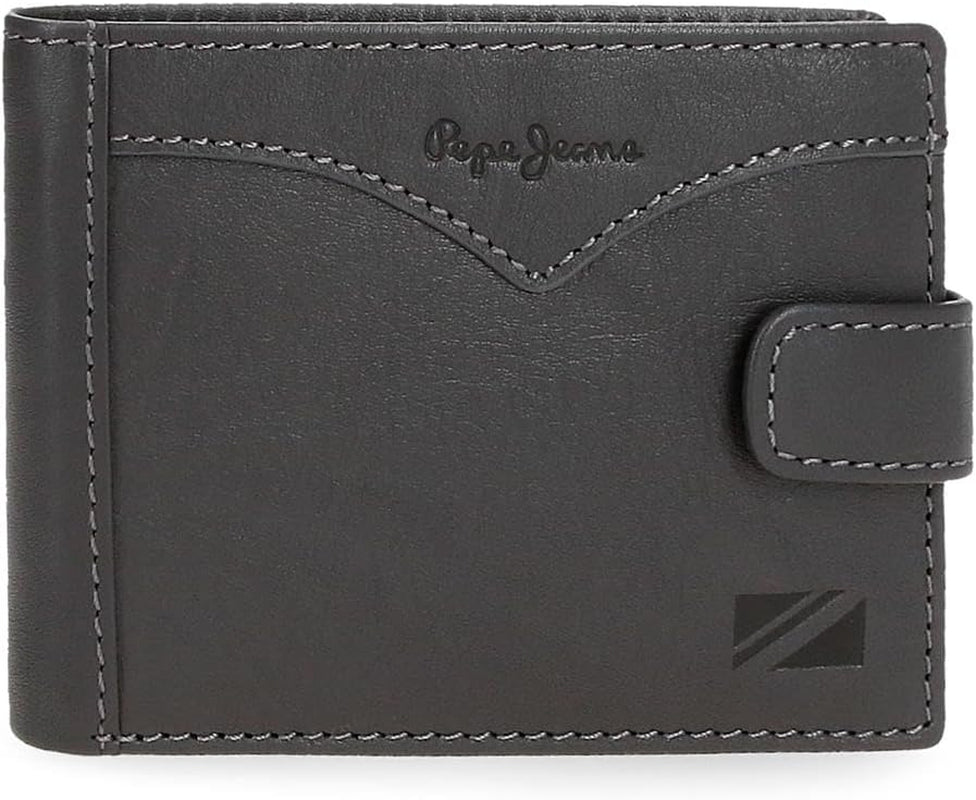 Geacă Pepe Jeans Portofel orizontal cu închidere prin clic, mărime unică Portofel Barbati Naty Shop Gri