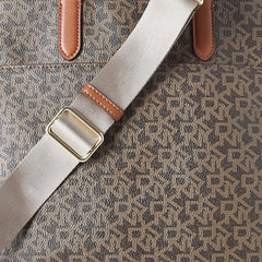 Geantă tip tote messenger Zyon pentru femei DKNY, mocha/caramel, mărime unică Genti Femei Naty Shop