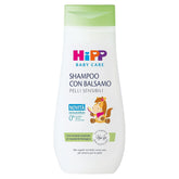 HiPP Baby Care Șampon cu balsam pentru copii, descurcă părul și protejează scalpul, pentru pielea sensibilă, cu extract natural de migdale organice, 1 x 200 ml Copii - Baie si Skincare Naty Shop Titlu implicit