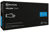 Manusi nitril nepudrate negre Nitrylex 100buc, marimea XL Nati Shop