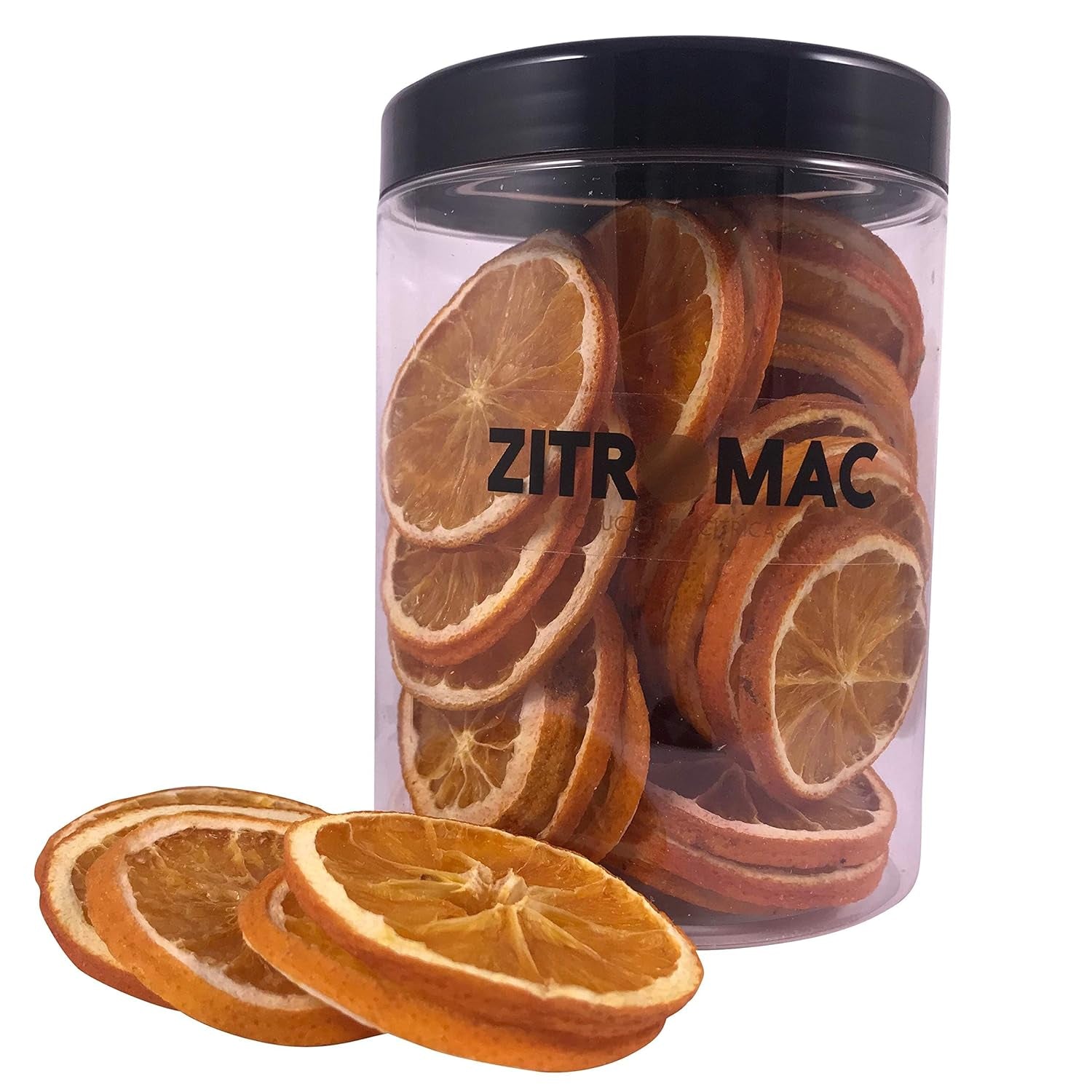 Portocale uscate pentru cocktailuri - Fructe uscate fără zahăr pentru cocktailuri, decorațiuni, dulciuri, Crăciun, băuturi, 100% naturale Felii de portocale uscate fără aditivi (45g) Produse deshidratate Naty Shop 90G (pachet de 1)