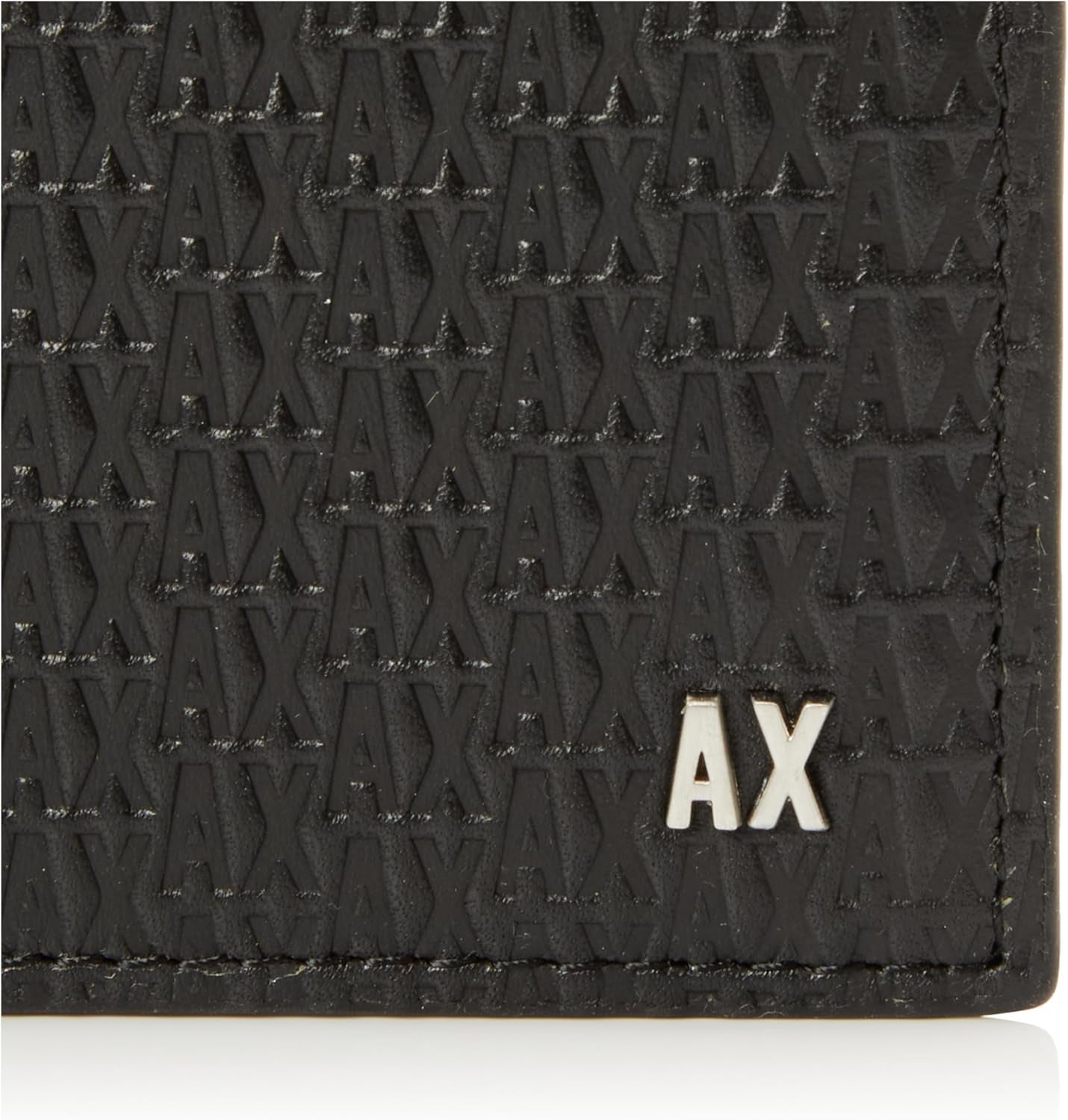 Portofel Elba, Essential, Mini Metal Logo Bi-Fold pentru bărbați Armani Exchange Portofel Barbati Naty Shop