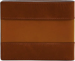 Portofel Fossil pentru bărbați Everett, piele bifold maro mediu 11,5 cm L x 2,5 cm l x 8,9 cm H ML4397210 Portofel Barbati Naty Shop