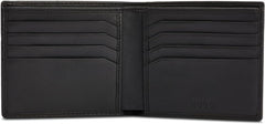 Portofel pentru bărbați HUGO Tibby 8 cc din piele nappa cu logo negru Stck Portofel Barbati Naty Shop