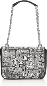Precolecție geantă de umăr pentru femei Love Moschino, precolecție toamnă-iarnă 2021, negru Genti Femei Naty Shop Titlu implicit